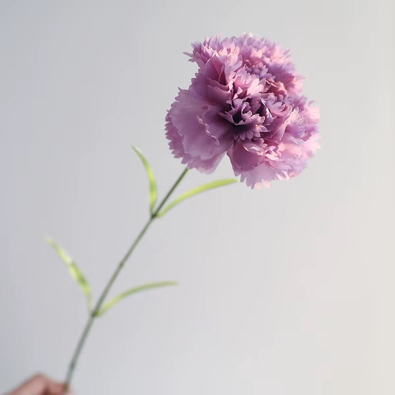Artificial Long-Stem Carnation Flower — additional product view 5 at AK Home