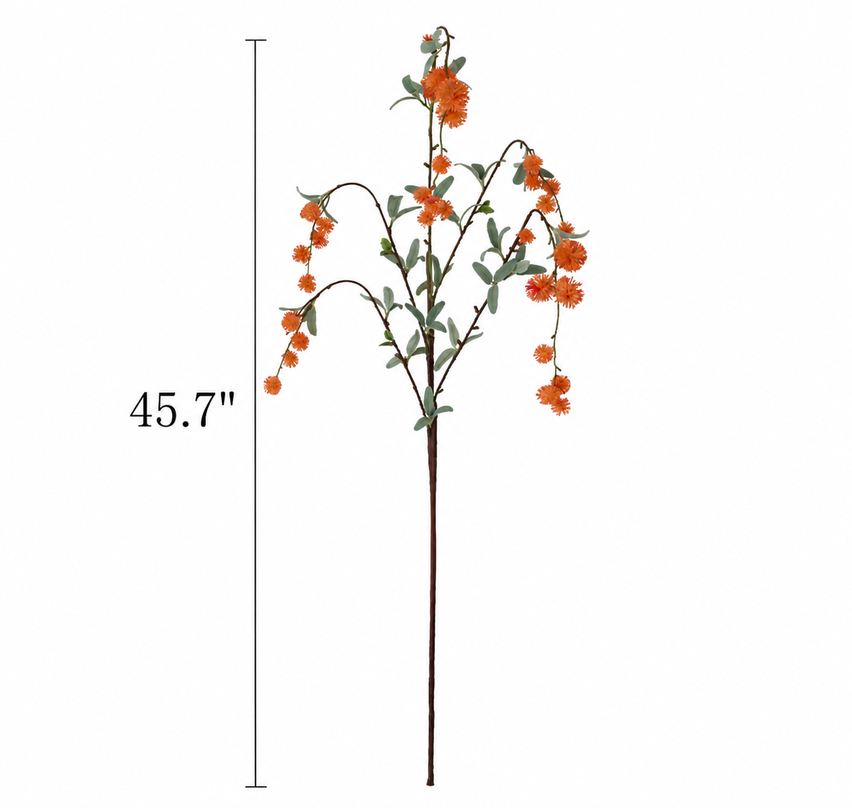 Artificial Long Branch Hanging Hair Fruit Flower — additional product view 2 at AK Home