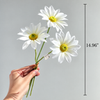 Artificial Daisy Real Touch Chrysanthemum Flower — additional product view 2 at AK Home