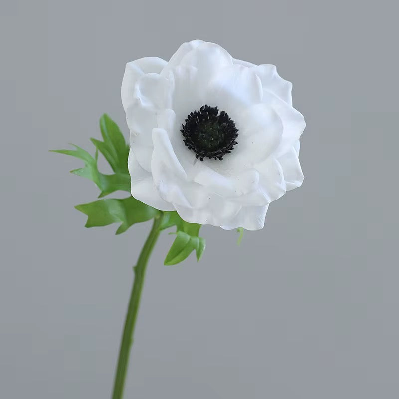 Real Touch Artificial Anemone Flower — additional product view 3 at AK Home