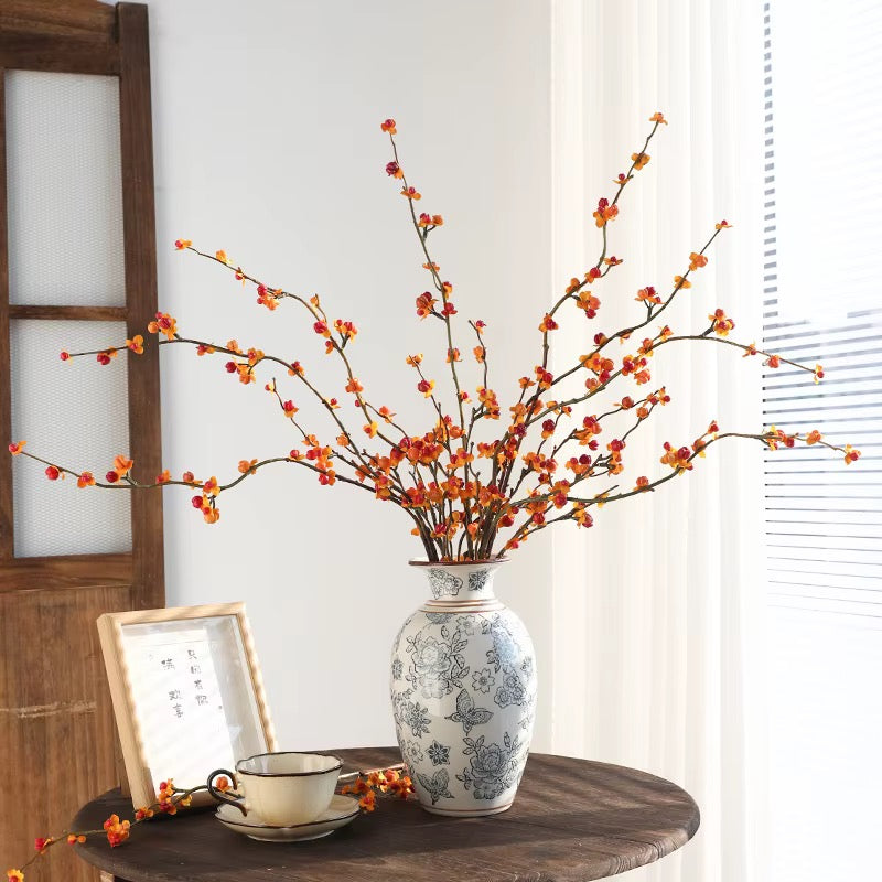 Artificial 2-Fork Berry Fruit Branch — product photograph at AK Home