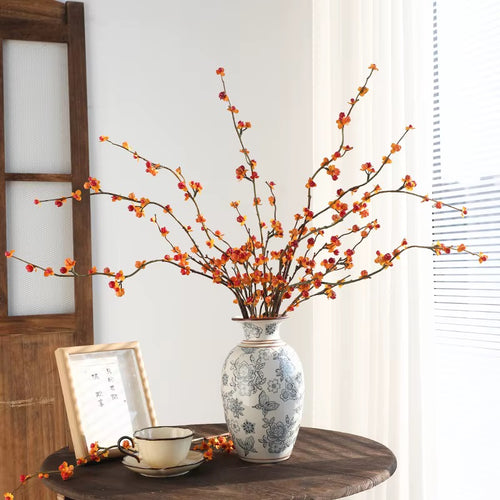 Artificial 2-Fork Berry Fruit Branch — product photograph at AK Home
