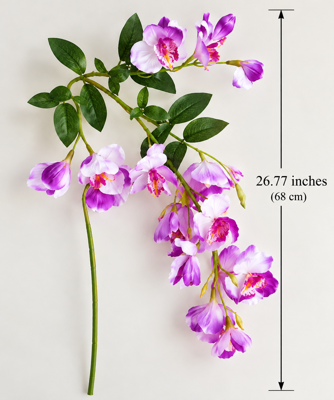 Artificial Silk Sweet Pea Flower Branch — additional product view 2 at AK Home