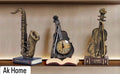 Vintage Saxophone Resin Sculpture – Antique Bronze