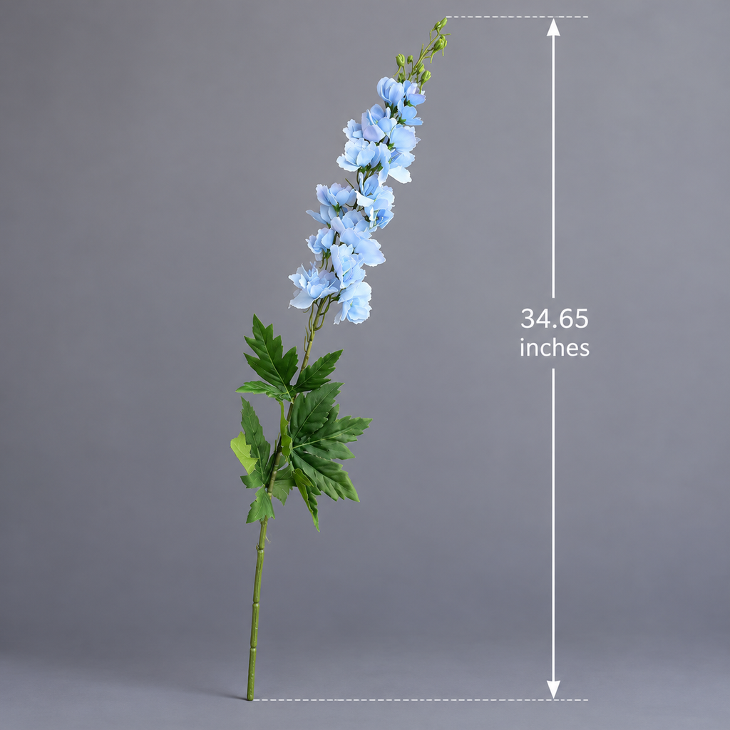 Elegant Artificial Larkspur Delphinium Stem — additional product view 2 at AK Home
