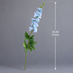 Elegant Artificial Larkspur Delphinium Stem — additional product view 2 at AK Home