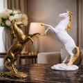 Imperial Majesty™ – Luxury Rearing Horse Sculpture Set