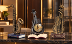 Vintage Music Resin Sculpture — additional product view 2 at AK Home