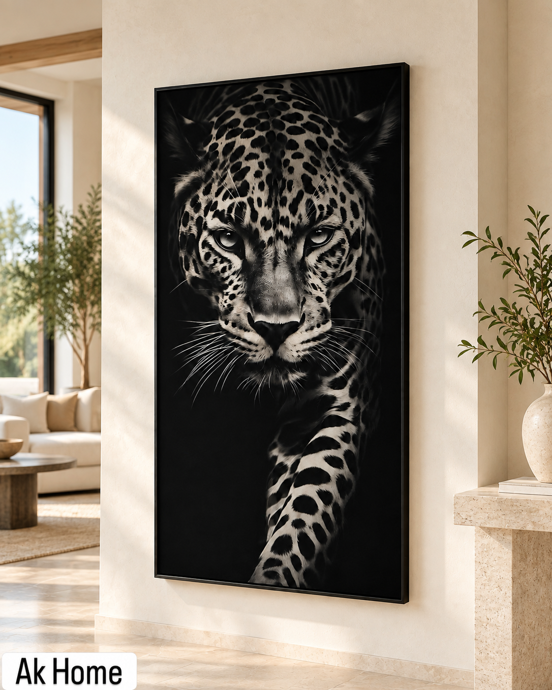 Leopard Wall Art — additional product view 2 at AK Home