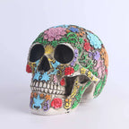 Luxury Floral Skull Sculpture — product photograph at AK Home
