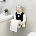 Butler Toilet Paper Holder — wall-mounted resin figurine, AK Home
