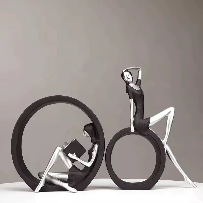 Leisure Lady Ring Holder Sculpture — additional product view 2 at AK Home