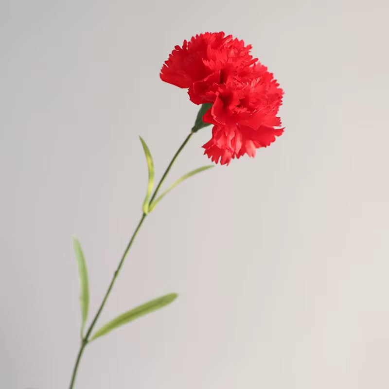 Artificial Long-Stem Carnation Flower — additional product view 2 at AK Home