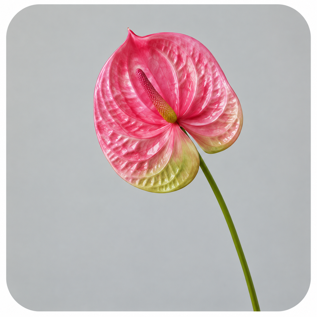Real Touch Artificial Anthurium Flower — product photograph at AK Home